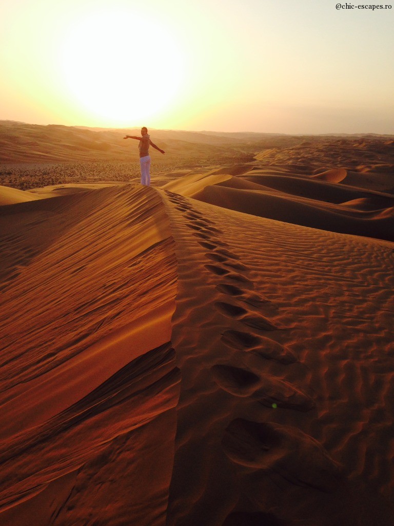 High on my own dune:) in Liwa desert 